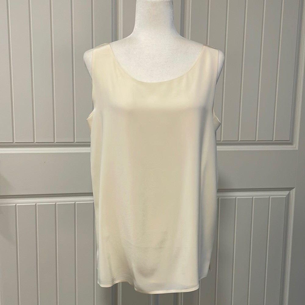 Nordstrom 90’s Y2K Silk Classiques Entier Sleeveless Top